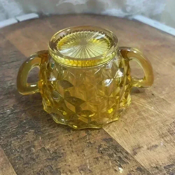 Vintage Jeannette  Glass Sugar Dish - Picture 3 of 3